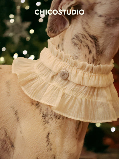 CHICO Pet Chiffon Ruffle Bib