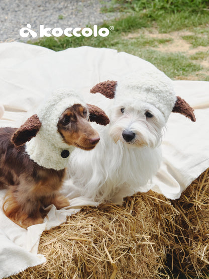 Lamb Ear Dog Winter Knit Hat