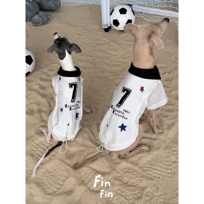 Retro Soccer Dog Shirt Jersey