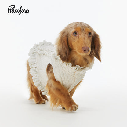 iPawsmo Diamond Quilted Puffer Vest for Dachshunds