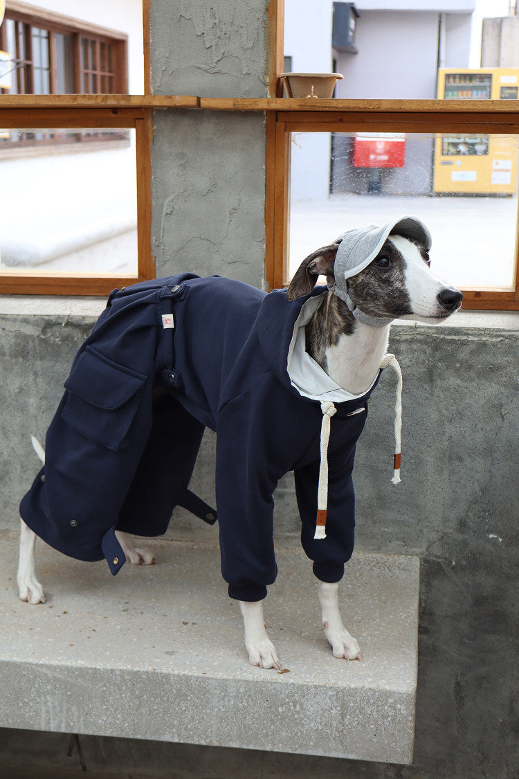 Detachable Dog Hoodie and Pants Set