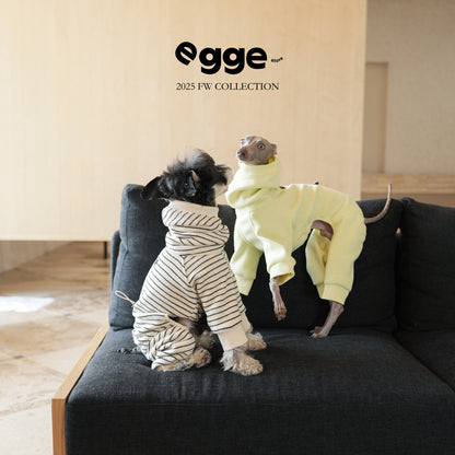 450g Warm Towel-Knit Four-Legged Dog Hoodie