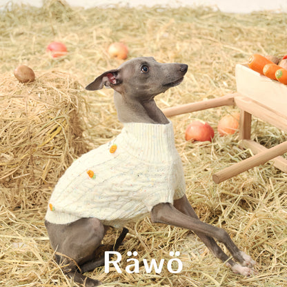 Handmade Wool Dog Sweaters Vest for Christmas New Year