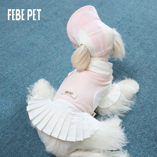FEBE PET Summer Tennis Skirt for Small Dogs