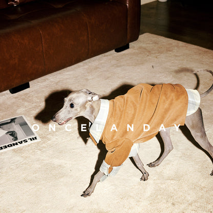 Chaqueta vaquera de gamuza ONCELANDAY para Whippets para otoño