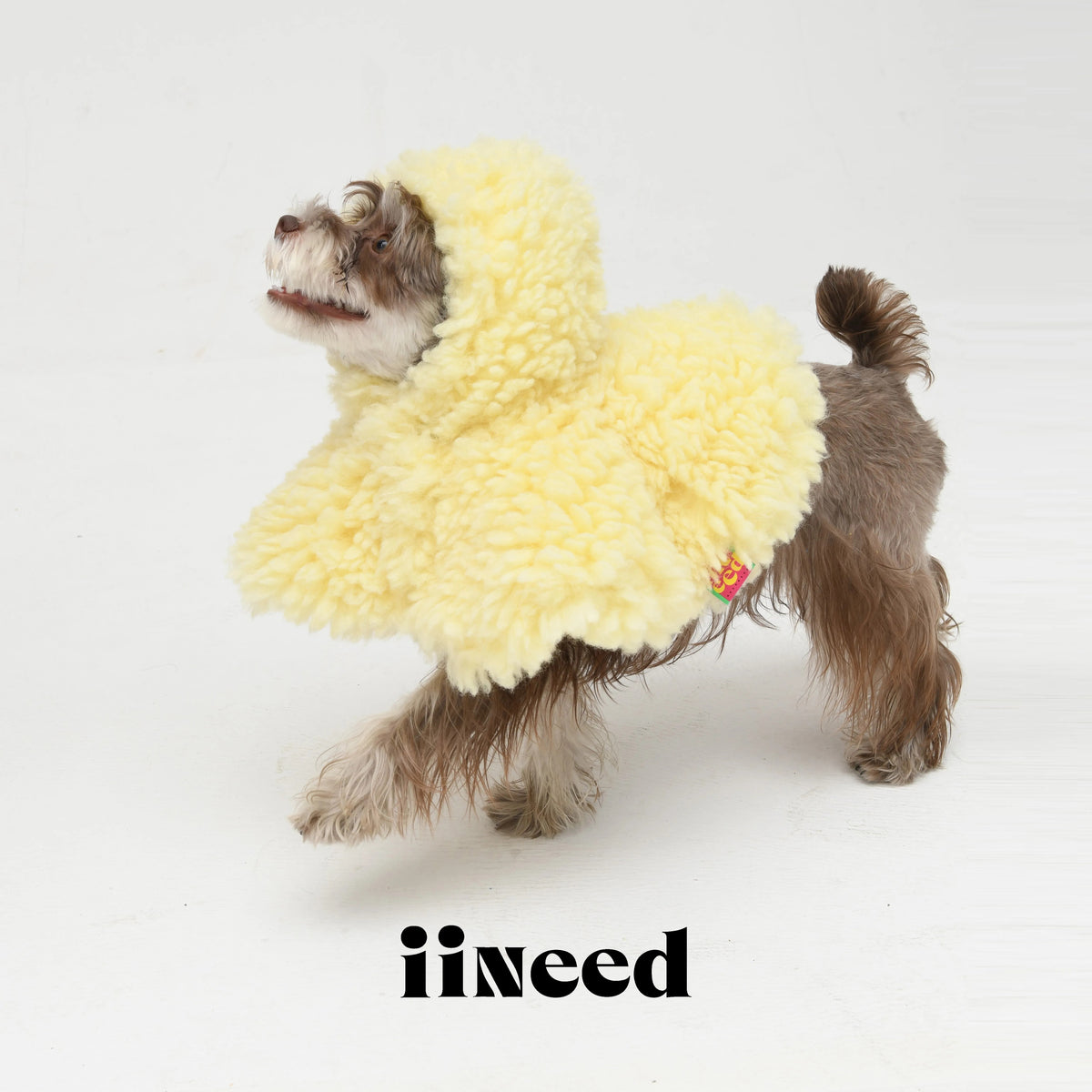 Butter Yellow Plush Cape Pet Hat