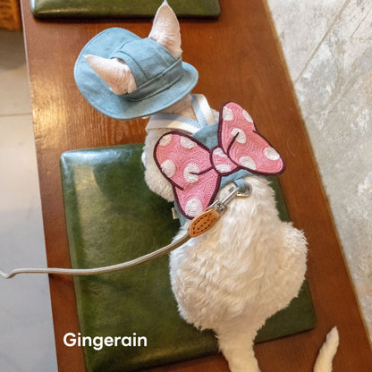 GINGERAIN Sailor Moon Denim Harness with Leash