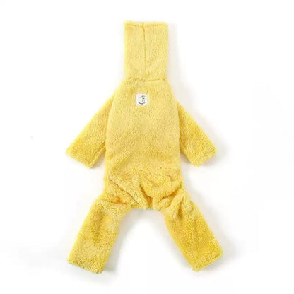 Double Fleece Four-Leg Dog Onesie photo 4