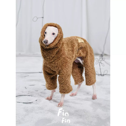 Fleece Four-Leg Dog Coat with Leash photo 4