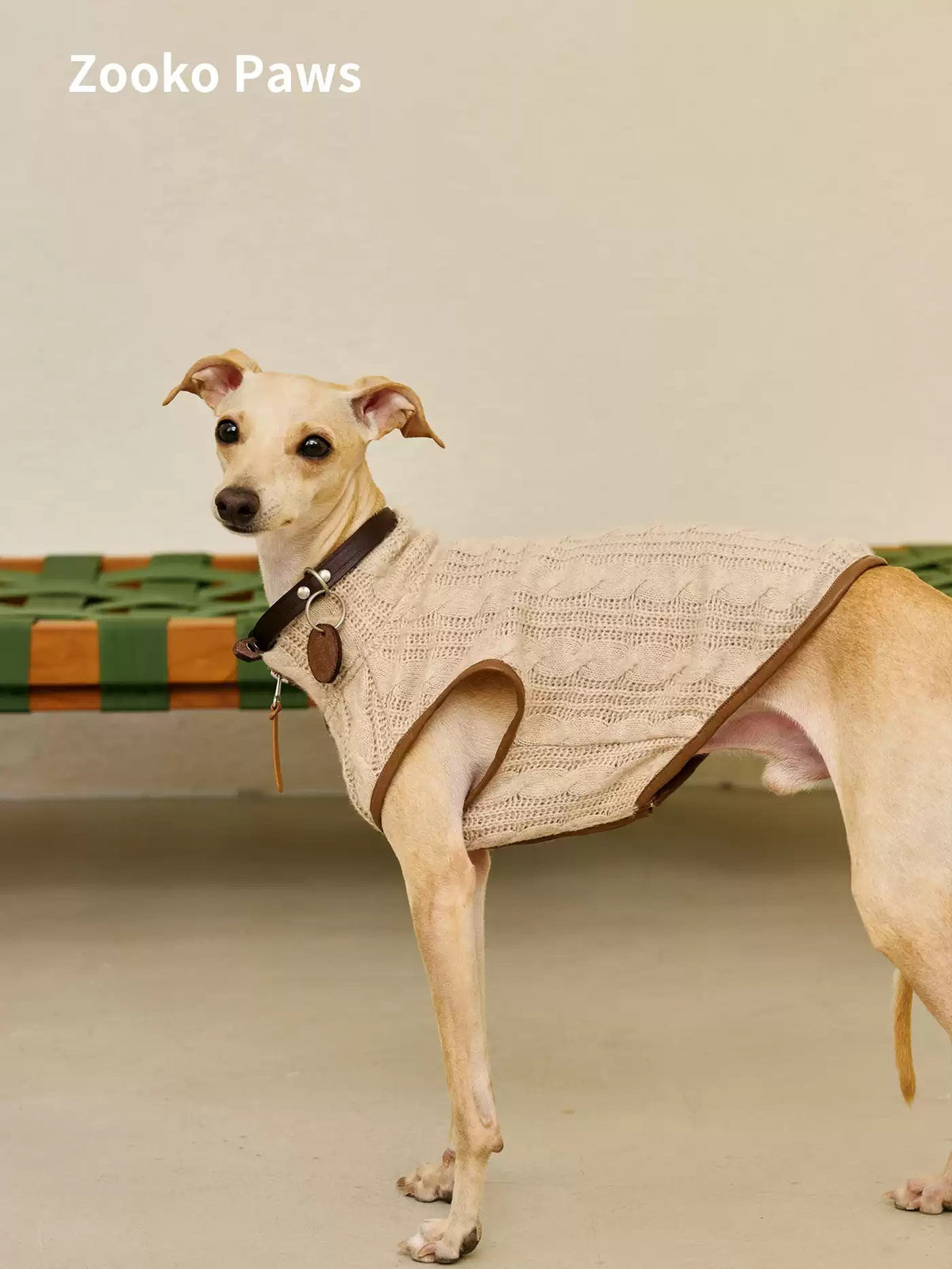 Wool Blend Knit Dog Vest photo 4