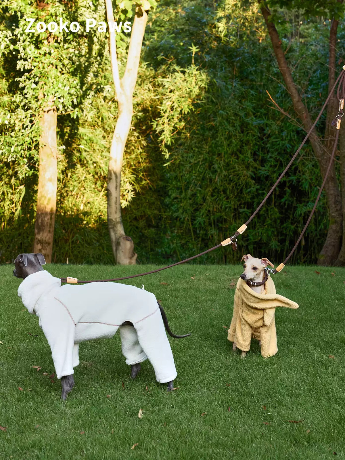 Fleece Four-Leg Dog Onesie with Detachable Snood photo 4