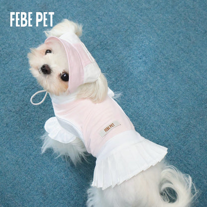 FEBE PET Summer Tennis Skirt for Small Dogs
