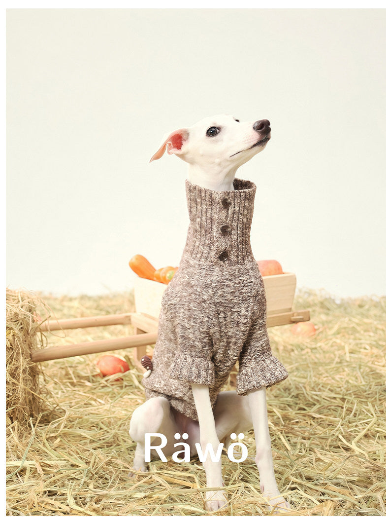 Ranch Story Handmade Mushroom Dog Sweaters Two-Leg Knit Top
