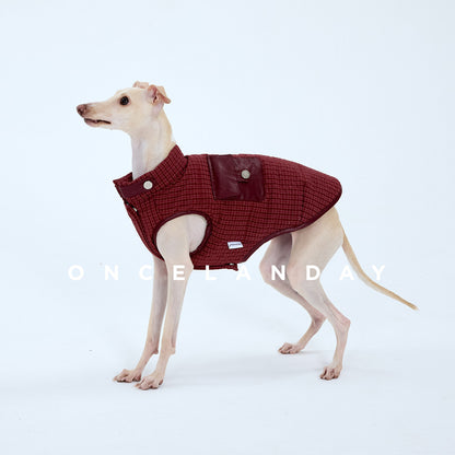 Colorblock Padded Winter Dog Vest
