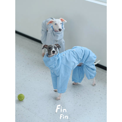 Reversible Dog Water Repellent Four-Legged Jacket