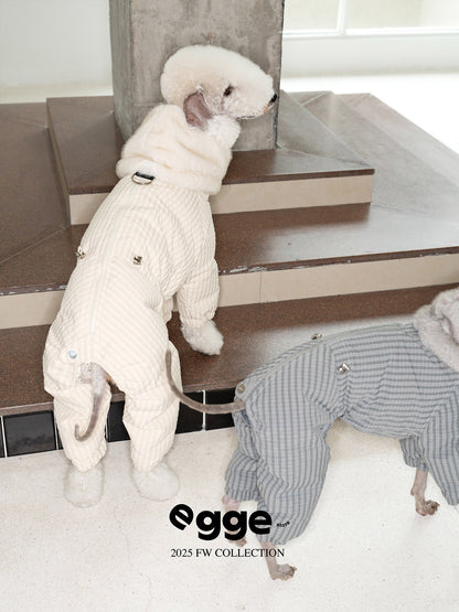 90% Duck Down Faux-Fur Dog Coat