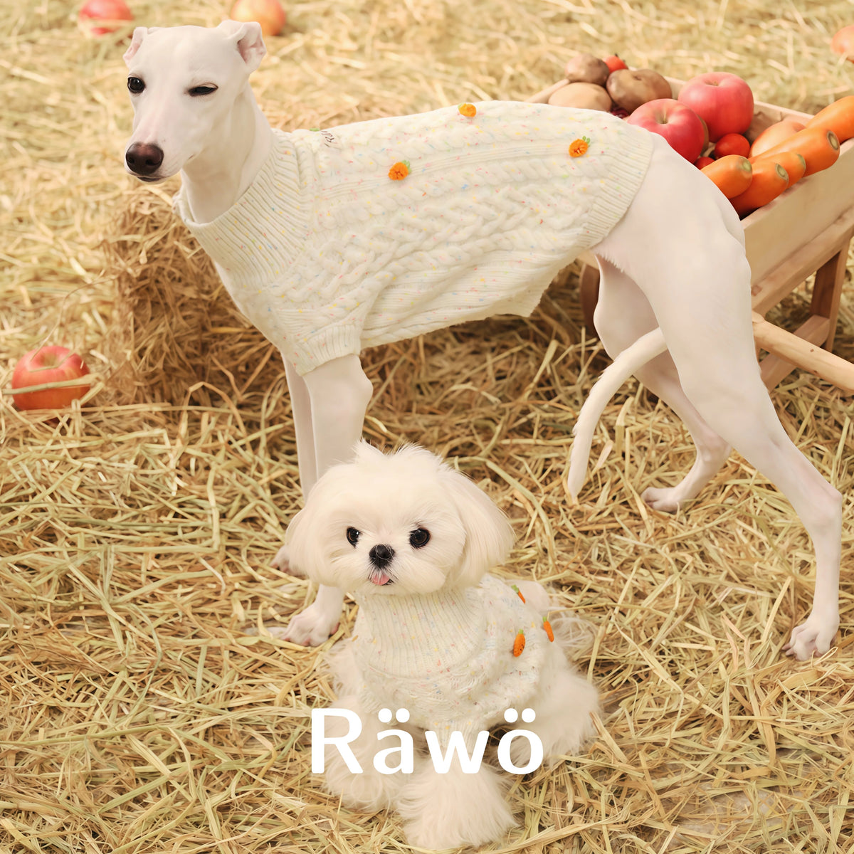 Handmade Wool Dog Sweaters Vest for Christmas New Year