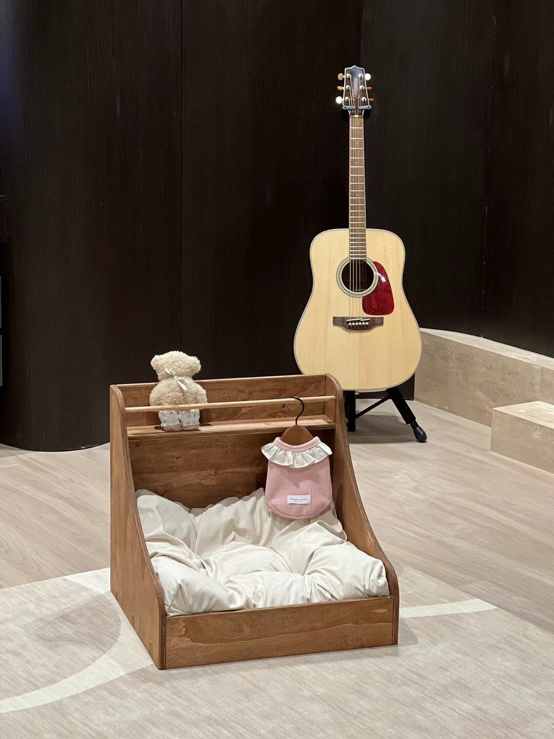 Danish Solid Wood Pet Bed