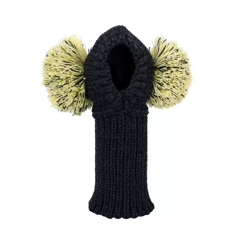 Hand-Knit Yarn Dog Hat for Italian Greyhound Whippet