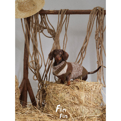 Chaleco de mezcla de lana para Whippet Dachshund