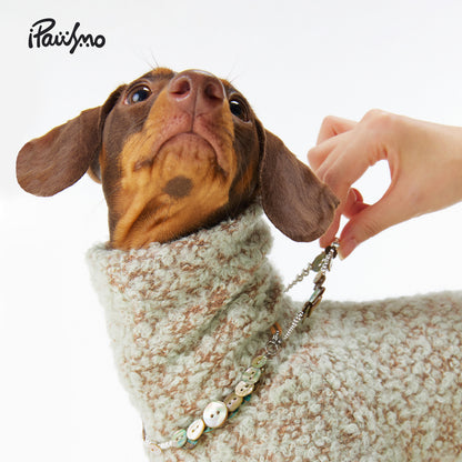 Wool Dog Turtleneck Jumpsuit