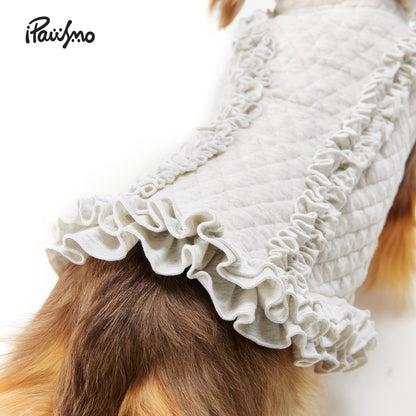 iPawsmo Diamond Quilted Puffer Vest for Dachshunds