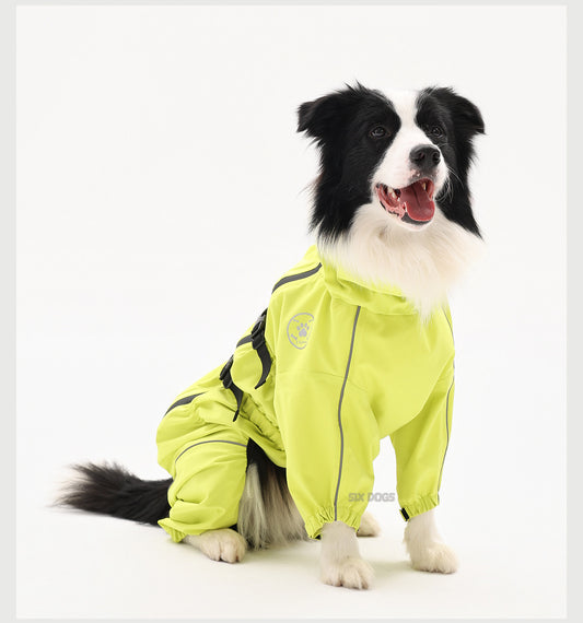 Waterproof Dog Raincoat Jumpsuit