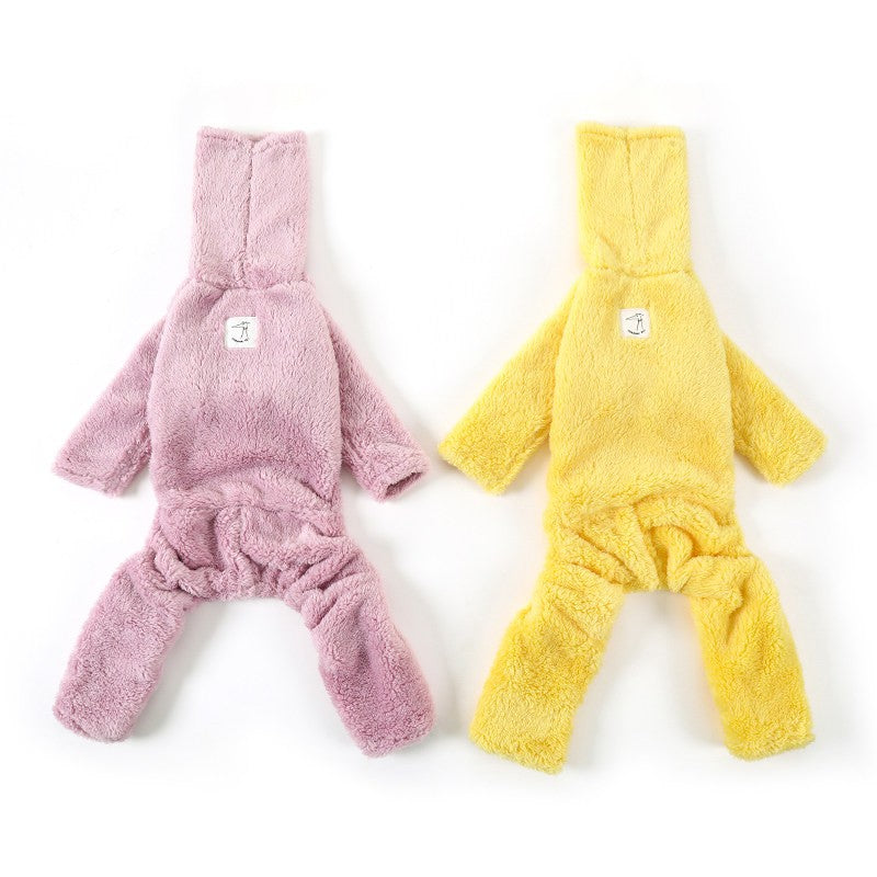 Double Fleece Four-Leg Dog Onesie photo 5