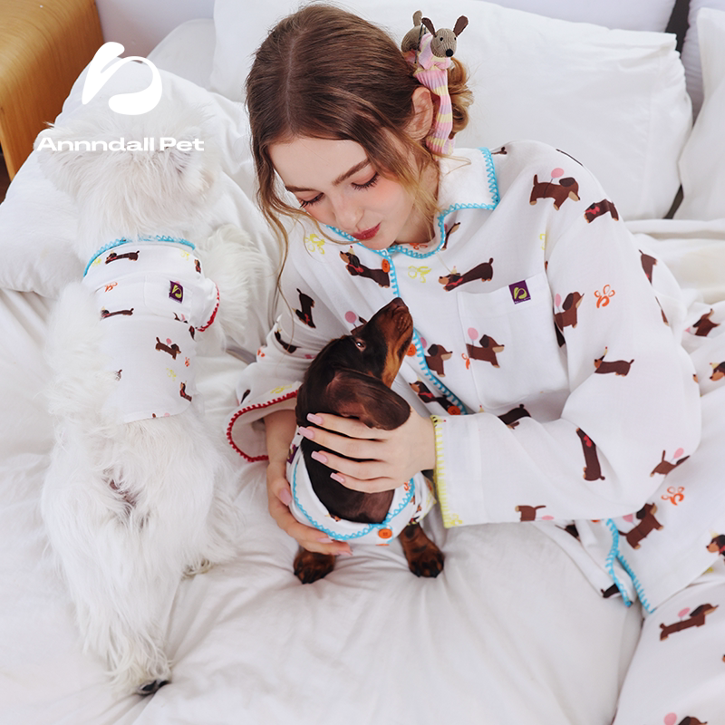 andall Cotton Human-Pet Matching Pajamas