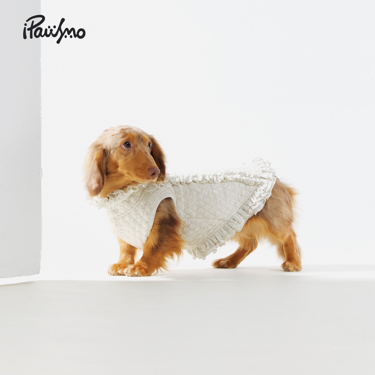 iPawsmo Diamond Quilted Puffer Vest for Dachshunds