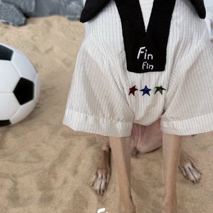 Retro Soccer Dog Shirt Jersey