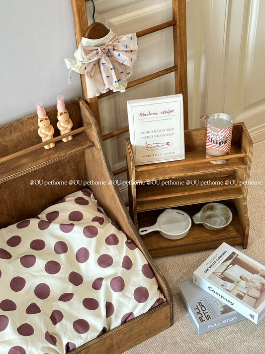 Danish Solid Wood Pet Bed
