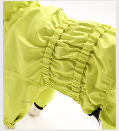 Waterproof Dog Raincoat Jumpsuit