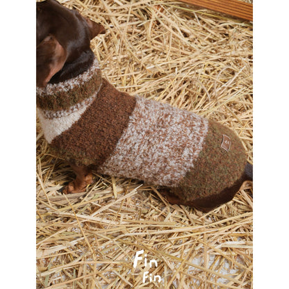 Chaleco de mezcla de lana para Whippet Dachshund