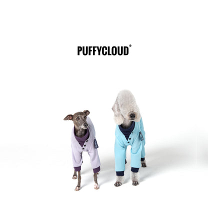 Dog Faux Two-Piece Jumpsuit