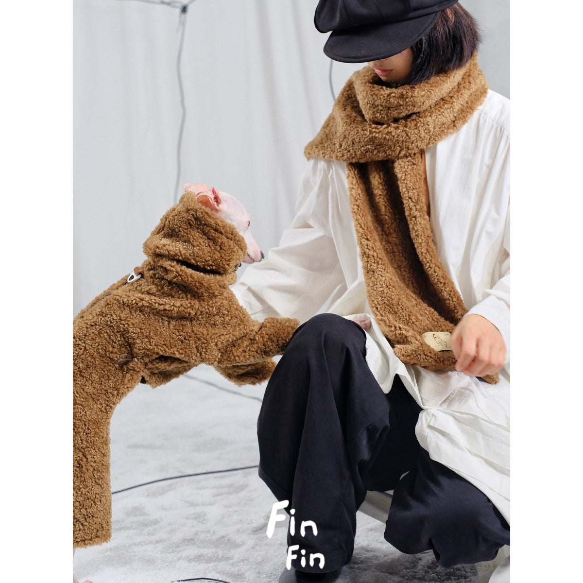 Fleece Four-Leg Dog Coat with Leash photo 6