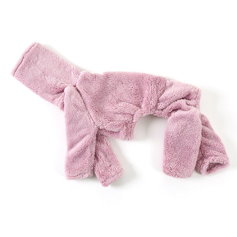 Double Fleece Four-Leg Dog Onesie photo 6