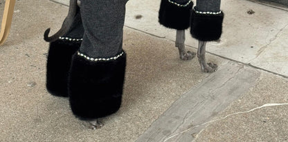 York Black Cashmere Touch Dog Onesie view 6