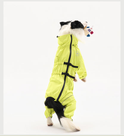 Waterproof Dog Raincoat Jumpsuit