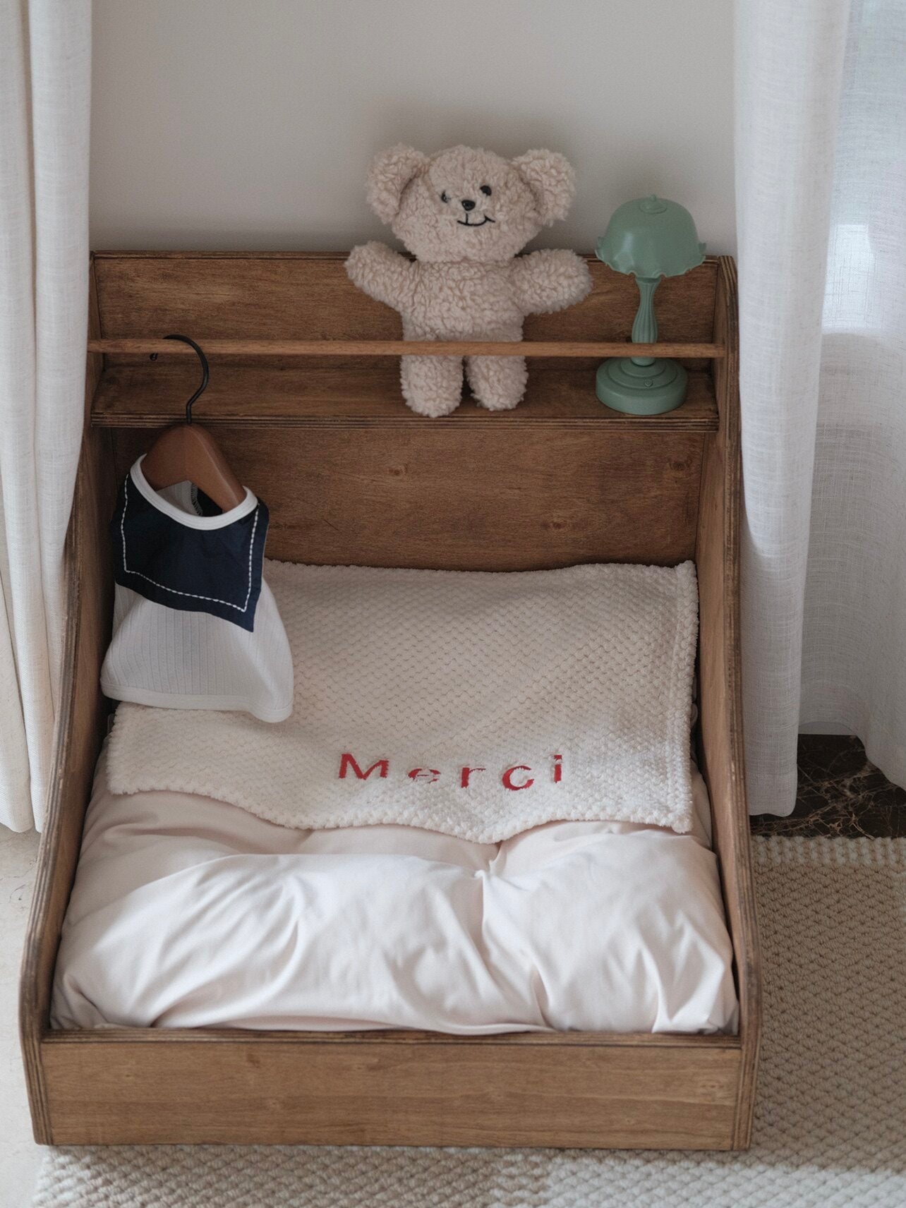 Danish Solid Wood Pet Bed