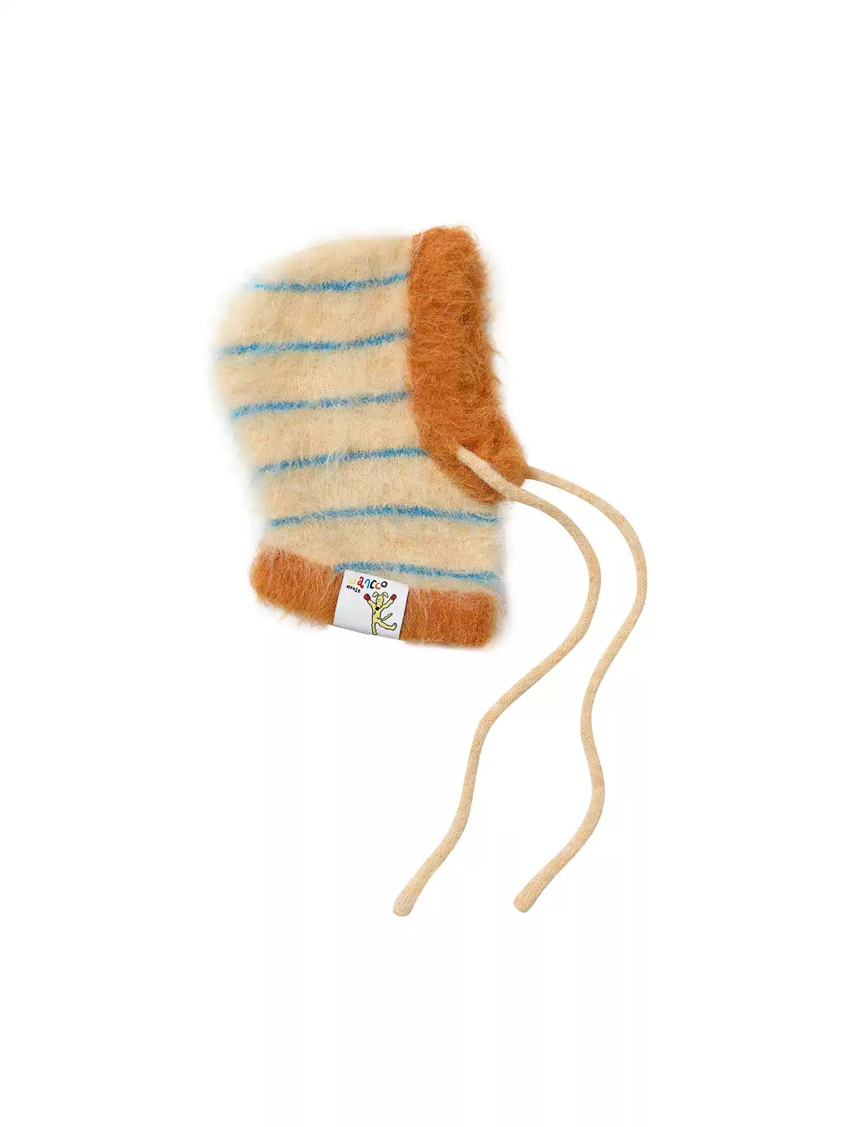 Knitted balaclava hat product shot