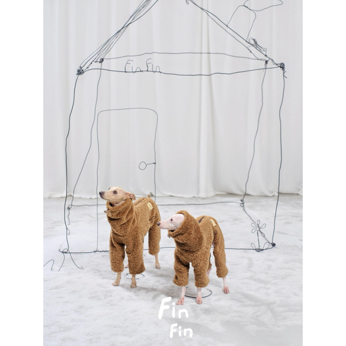 Fleece Four-Leg Dog Coat with Leash photo 7