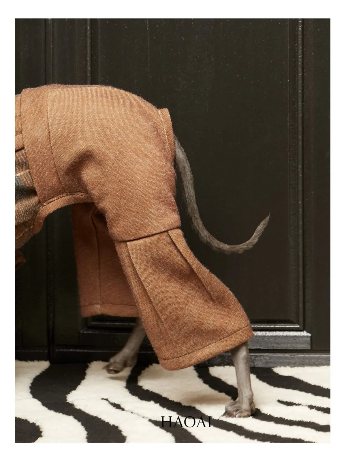 Maple Plaid Two-Piece Look Dog Onesie view 7