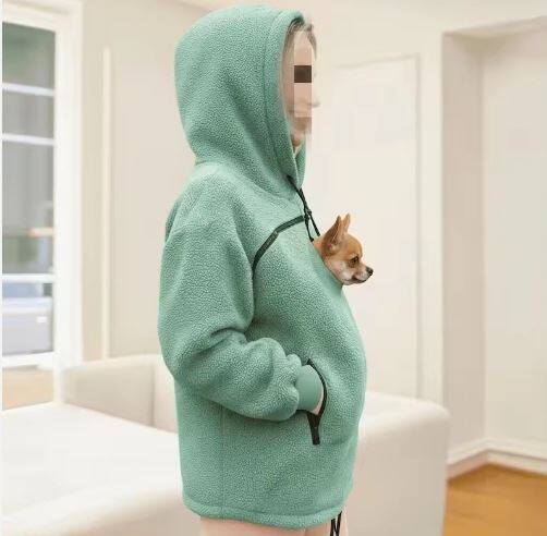 Human-Pet 2-in-1 Hooded Thick Sweatshirt
