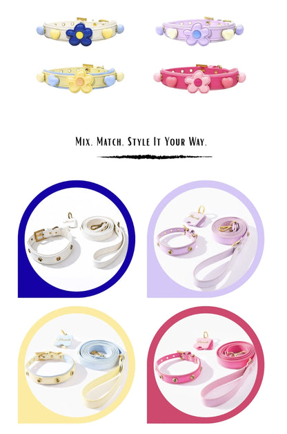 Calista Pearl Pet Collar Necklace with Mermaid Tears