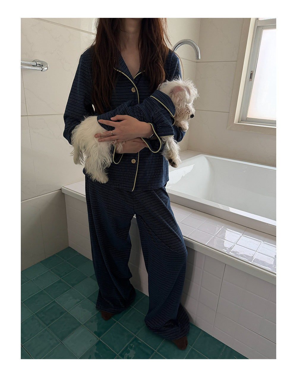 POXFFEE Matching Stripe Pajamas for Owners / Pets