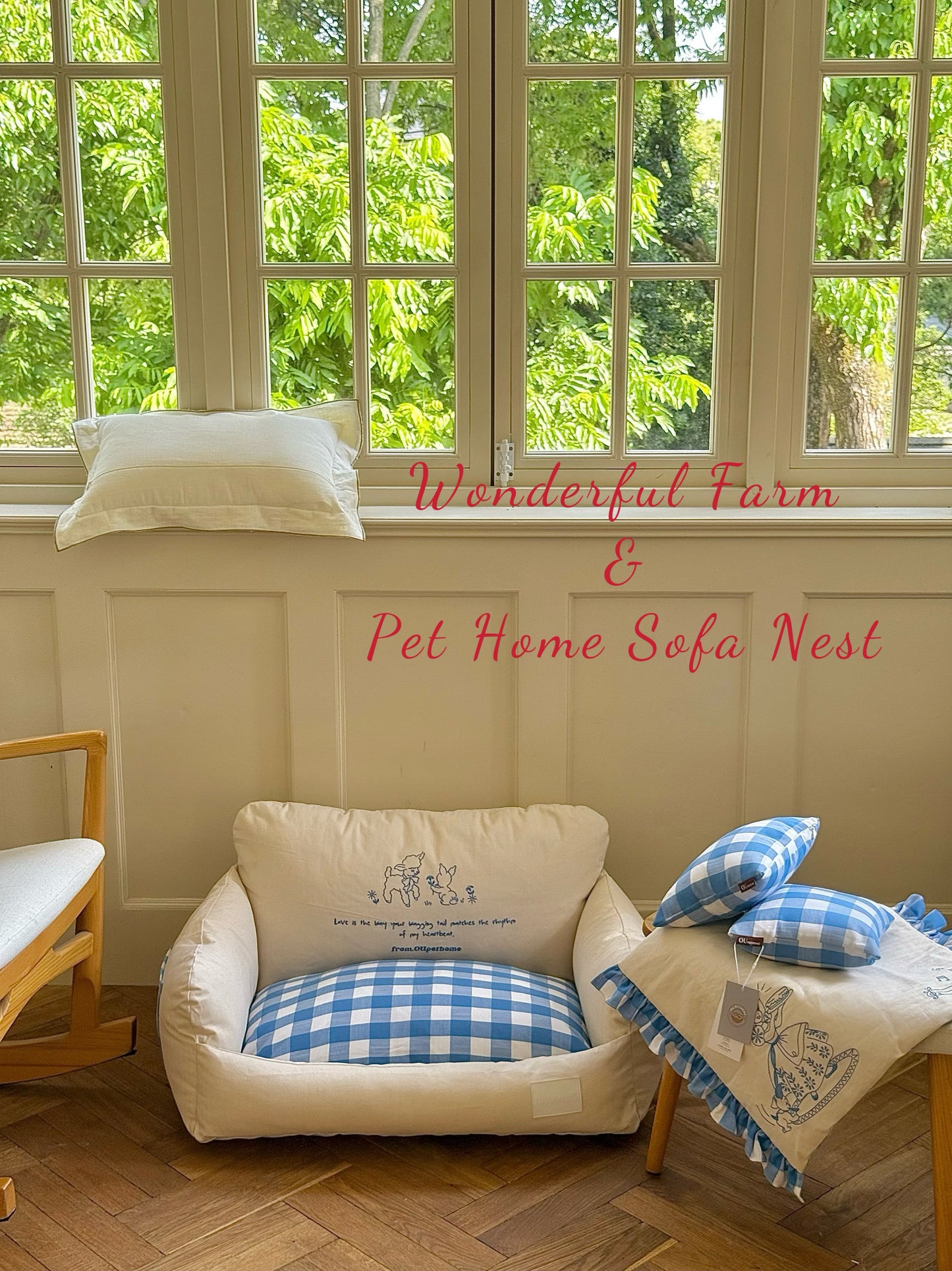 OU Wonderful Farm Pet Sofa Bed