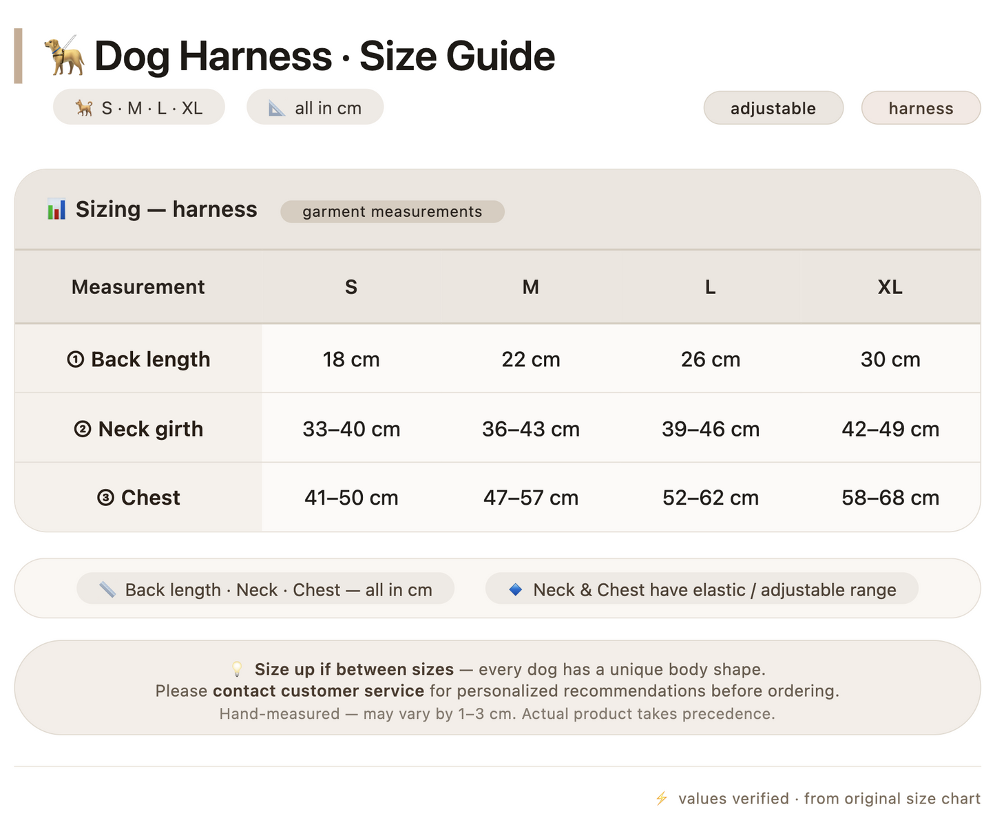 Adjustable Outdoor Dog Harness