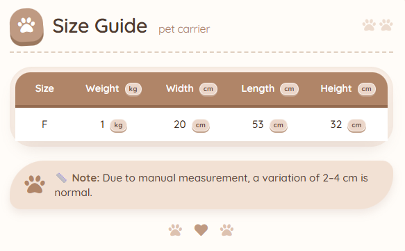 Jiangnan x andall Travel Pet Carrier