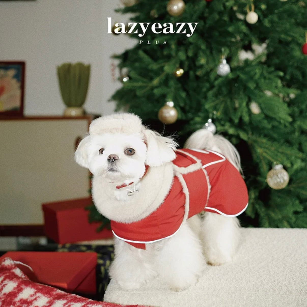 LAZY EAZY Faux Fur-Lined Windproof Cape